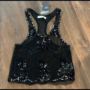 NWT Abercrombie & Fitch sequin tank top